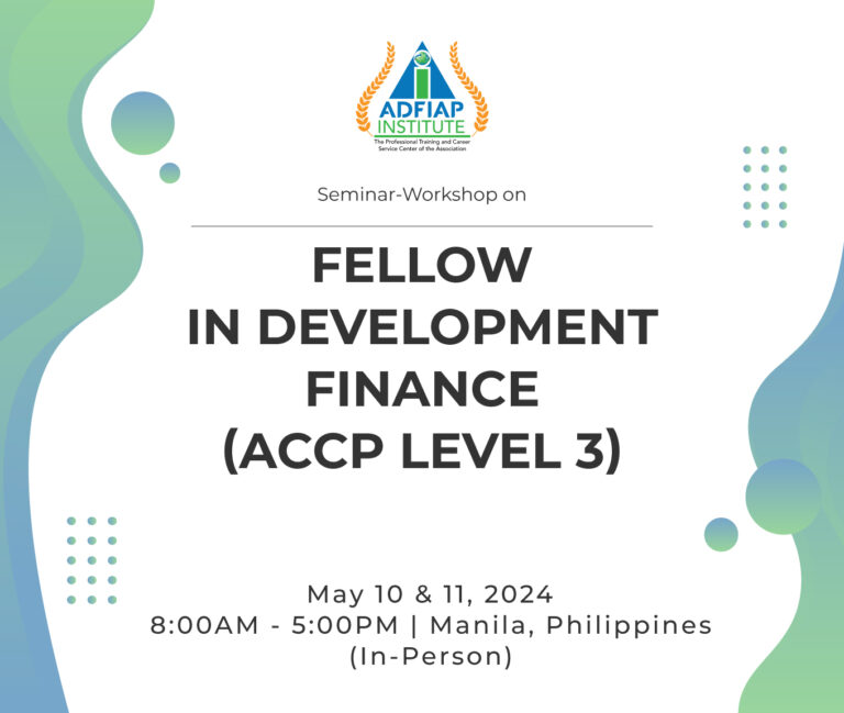 Fellow in Development Finance (ACCP Level 3)