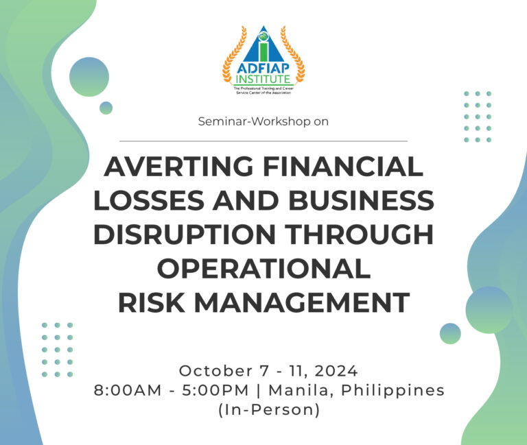 Averting Financial Losses and Business Disruption Through Operational Risk Management